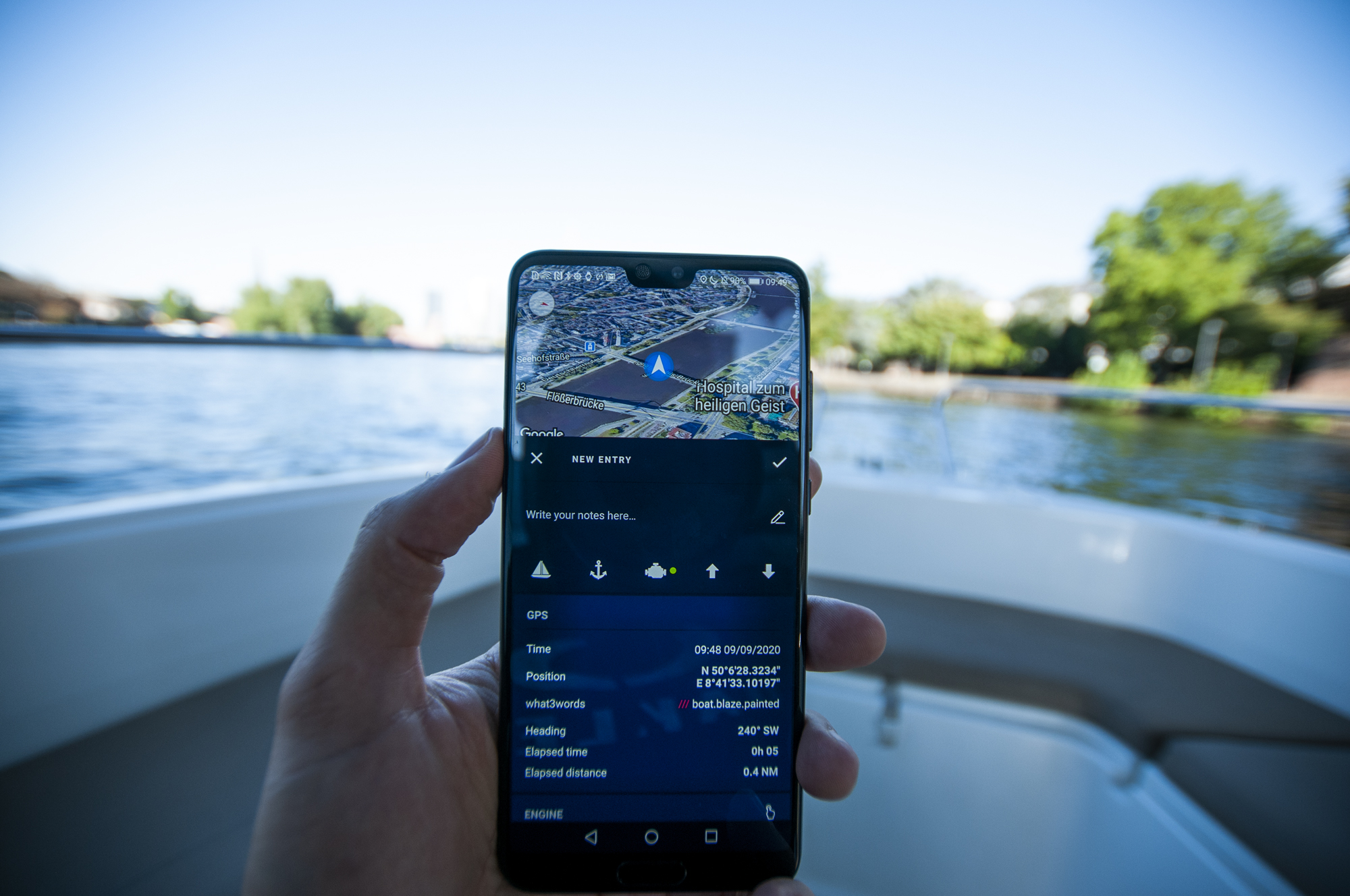 Mariner GPS Dashboard 3 | Download for Android - Watch & Navy