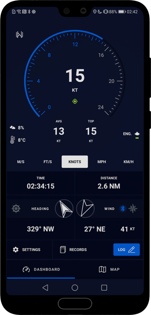 Marine GPS Dashboard and Logbook - Mariner for Android and Wear OS