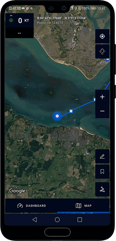 Writing a new logbook entry, Mariner GPS Dashboard 3.4.+