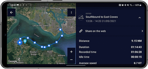 Marine GPS Dashboard and Logbook for Android and Wear OS