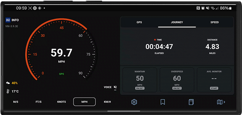 Average Speed Monitor – Velocity GPS Dashboard for Android