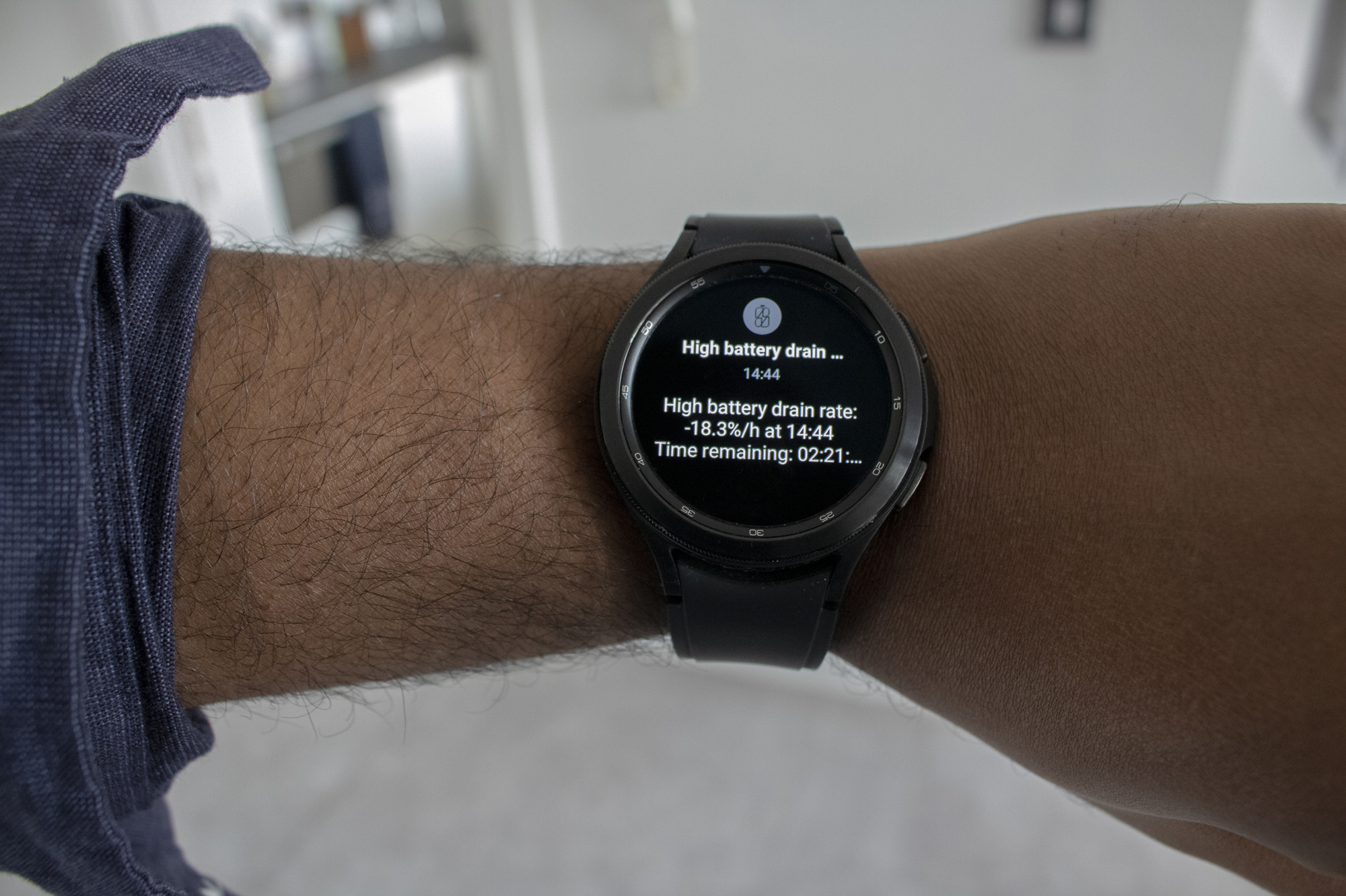 Wear os battery monitor sale