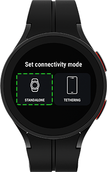 Connectivity mode switch, select standalone mode to enable journey recording on your watch. RAMS GPS Dashboards 3.9.X for Wear OS