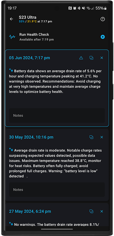 AI Health Check – Energy Monitor 5.0 for Android and Wear OS
