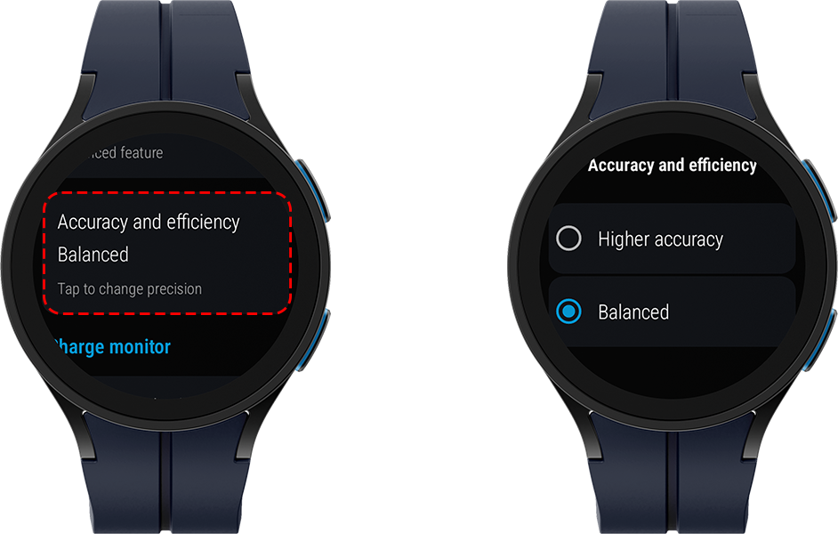 Accuracy and Efficiency Settings – Energy Monitor 5.0 for Android and Wear OS