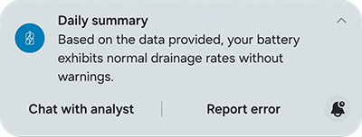 AI Daily Summary Notification – Energy Monitor for Android and Wear OS