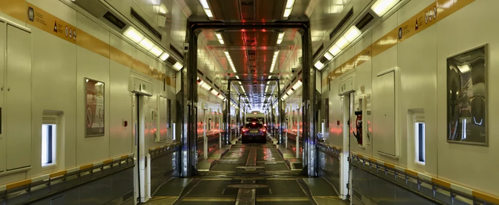 Inside the Eurotunnel / Channel Tunnel Train