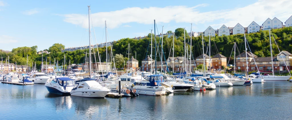 Penarth Marina, Cardiff, Wales, United Kingdom