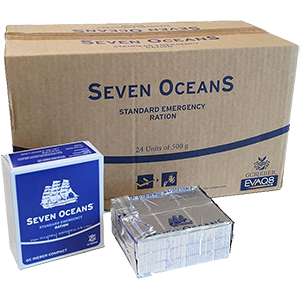 Seven Oceans Emergency Food Ration Biscuits 500g (24 bars)